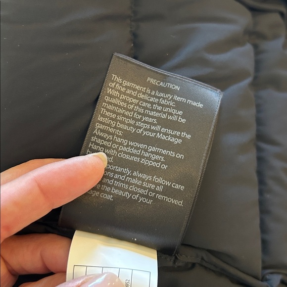 MACKAGE Patsy Quilted Down Coat in Black - Picture 7 of 12